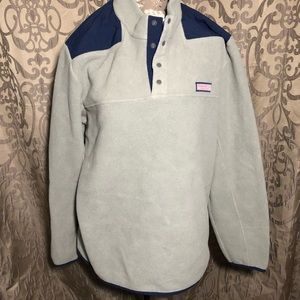 Men’s gray and blue Vineyard Vines fleece XXL